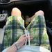 Men's Summer Style Casual Plaid Shorts Tie Dye High Street Retro Fashion Loose Five Point Beach Pants_viptrois.com