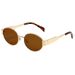 2024 Oval Sunglasses – Small Round Metal Frame Fashion Glasses For Men & Women_viptrois.com