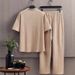2025 New Summer Pants Simple, Comfortable And Fashionable Set_viptrois.com