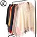 Women's Shawls Winter Fur Collar Scarf Shawl Dual Purpose Women Imitation Cashmere Shawl Thick Dress Shawl_viptrois.com