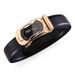 Men's Leather Belt Automatic Buckle Double Leather Casual Belt Men's Business Belt_viptrois.com