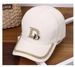 Women's Hats Double D Letter Baseball Cap Summer Fresh Rhinestone DIY Sunshade Duckbill Cap_viptrois.com