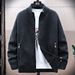 Autumn New Knitted Cardigan Men's Loose And Versatile Fashion Thickened Coat Men's Warm And Versatile_viptrois.com