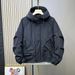 Men’s Camo Cotton Puffer Jacket – Winter-Ready Windproof Hooded Coat, Oversized Streetwear With Multi-Pockets (Black)_viptrois.com