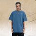 Embroidery American Style Printed Short Sleeve Men's New T-Shirt Women's Loose Fit Couple High Street_viptrois.com