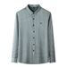 2026 Men's Long Sleeve Shirt Spring And Autumn High Quality Casual Men's Checkered Top Business Non Ironing Shirt_viptrois.com