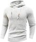 Men's Lightweight Hooded Sweatshirt – Long Sleeve Knit Pullover With Drawstring Hood (96% Rabbit Wool, Breathable & Soft, 8 Colors, Loose Fit)_viptrois.com
