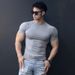 Men's Quick Dry Workout T-Shirt Muscle Fit Gym Training Shirts Breathable Stretch Athletic Tee Summer_viptrois.com