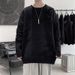 Loom Loom Distressed Sweater Men Autumn Winter Japanese Retro Casual Split Knitwear Ins Trendy Loose Knit Jacket_viptrois.com