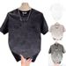 New Men's Short Sleeve T-Shirt Trendy Loose Fit Crew Neck Letter Print Summer Casual Versatile Top_viptrois.com