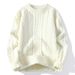 European And American Multi-color Twist Sweater Couple 2025 Spring And Autumn New Knitted Sweater Lazy Style Retro Loose Thread Coat_viptrois.com