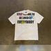 Men's Heavyweight Pure Cotton T-Shirt Style Oversized Colorful Star Letter Retro Y2K Loose Short Sleeved Top 250g_viptrois.com