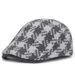 Autumn Winter Korean Style Men's Color Matching Duckbill Casual Versatile Adjustable Size Forward Cap Outdoor Couple_viptrois.com