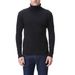 Loom Cross-Border Autumn Winter Solid Color High Collar Base Shirt Middle-Aged Foreign Trade Wholesale Knitted Sweater_viptrois.com
