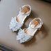 2025 Spring Cross Border New Bow Pearl Sandals Children's Single Shoes High Value Princess Shoes Girls' Small Leather Shoes_viptrois.com