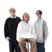 Men's Clothing Faux Two Piece Color Blocked Design Shirt Collar Sweatshirt Men's Spring And Autumn New Loose Trendy Versatile Couple Jacket Top_viptrois.com