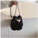 Mini Bag Sequined Bucket Bag Girls Small Bag Summer New Version Shoulder Crossbody Chain Bag Children's Parent Child Bag_viptrois.com