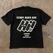 Trendy 2025 Summer Printed New 230g Pure Cotton Short Sleeved T-shirt Men's High Street Loose Half Sleeve Top_viptrois.com