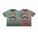 American Street Fashion Vintage Distressed Frayed Pure Cotton Men's Short Sleeve T-Shirt Summer New Style_viptrois.com