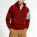 Hooded Sweatshirt For Men – Fleece-Lined Zip-Up With Multi-Pocket Design (S-XXXL, Polyester-Acetate Blend, Brushed Interior)_viptrois.com