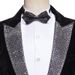 Men's Clothing Men's Black Velvet Hot Diamond Shiny Stage Catwalk Performance Suit Host Singer Peak Lapel Suit_viptrois.com