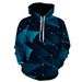 Loom Loom Casual Couple Hooded Sweatshirt Cross-Border European And American Plus Size Men's 3D Swirl Print Pullover Long Sleeve_viptrois.com