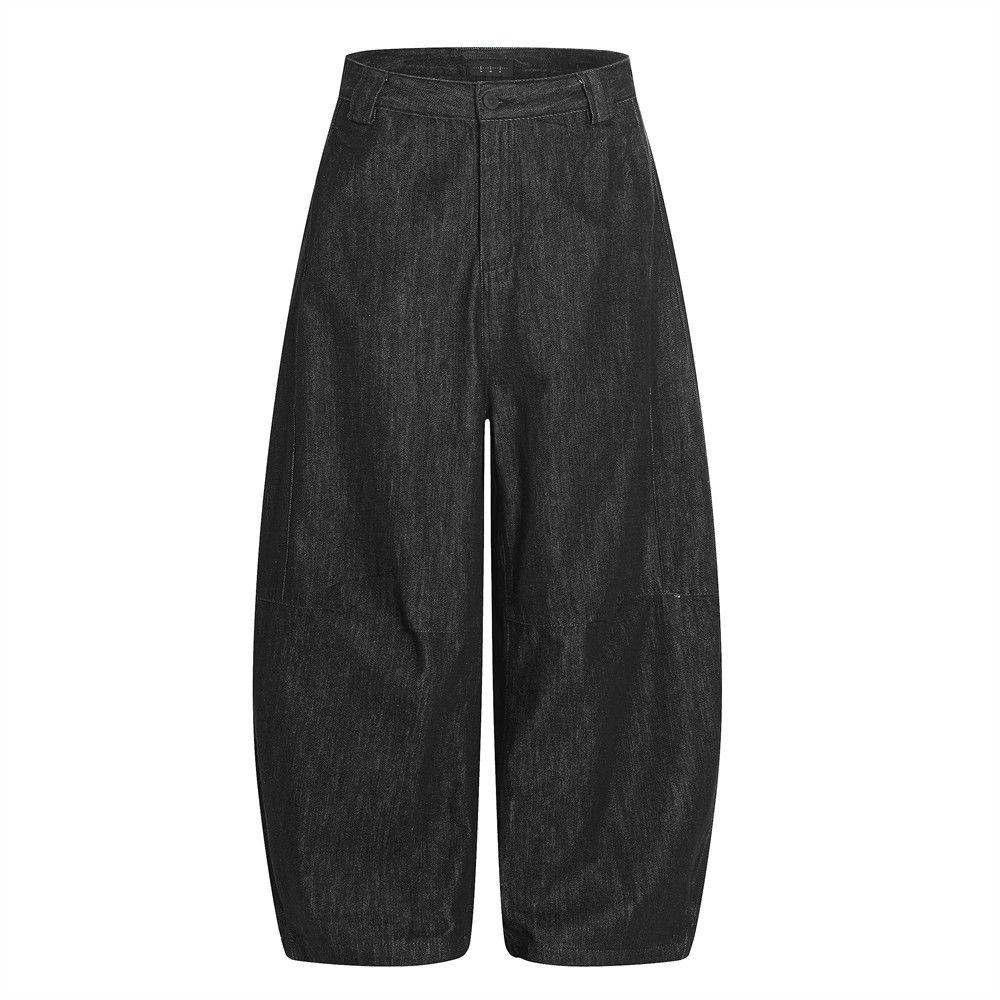 Trendy Brand Scimitar Men's Jeans Vibe American High Street Wide Leg Loose Banana Sickle Long Pants_viptrois.com
