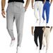 2024 New Four Seasons Mens Pants Casual Fashion Waffle Drawstring Elastic Waist Casual Comfort Outdoor Luxury Pants_viptrois.com