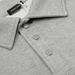 Loose Fit Versatile Solid Color Half Button Pullover Turn-Down Collar Sweatshirt Vibe Trendy American Style Spring_viptrois.com
