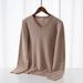 Essential V-Neck Knit Sweater - Breathable & Stretchable Ribbed Hem Pullover (Multiple Colors) Fashion Trends_viptrois.com