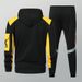 Youth Sportswear Set - Hooded Jacket & Pants, Lightweight Polyester Blend For Men & Teens (Multiple Colors & Sizes)_viptrois.com