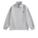 Minimally Embroidered Stand Up Collar Half Zip Hoodie Men's Trendy Brand Loose Casual Sportswear_viptrois.com
