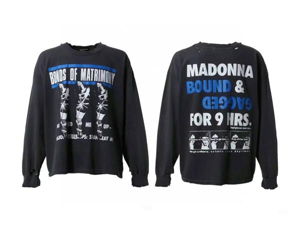 New ERD Melancholy Rich Seco Generation High Street Character Print Unisex Loose Casual Long Sleeve T-Shirt Trey_viptrois.com
