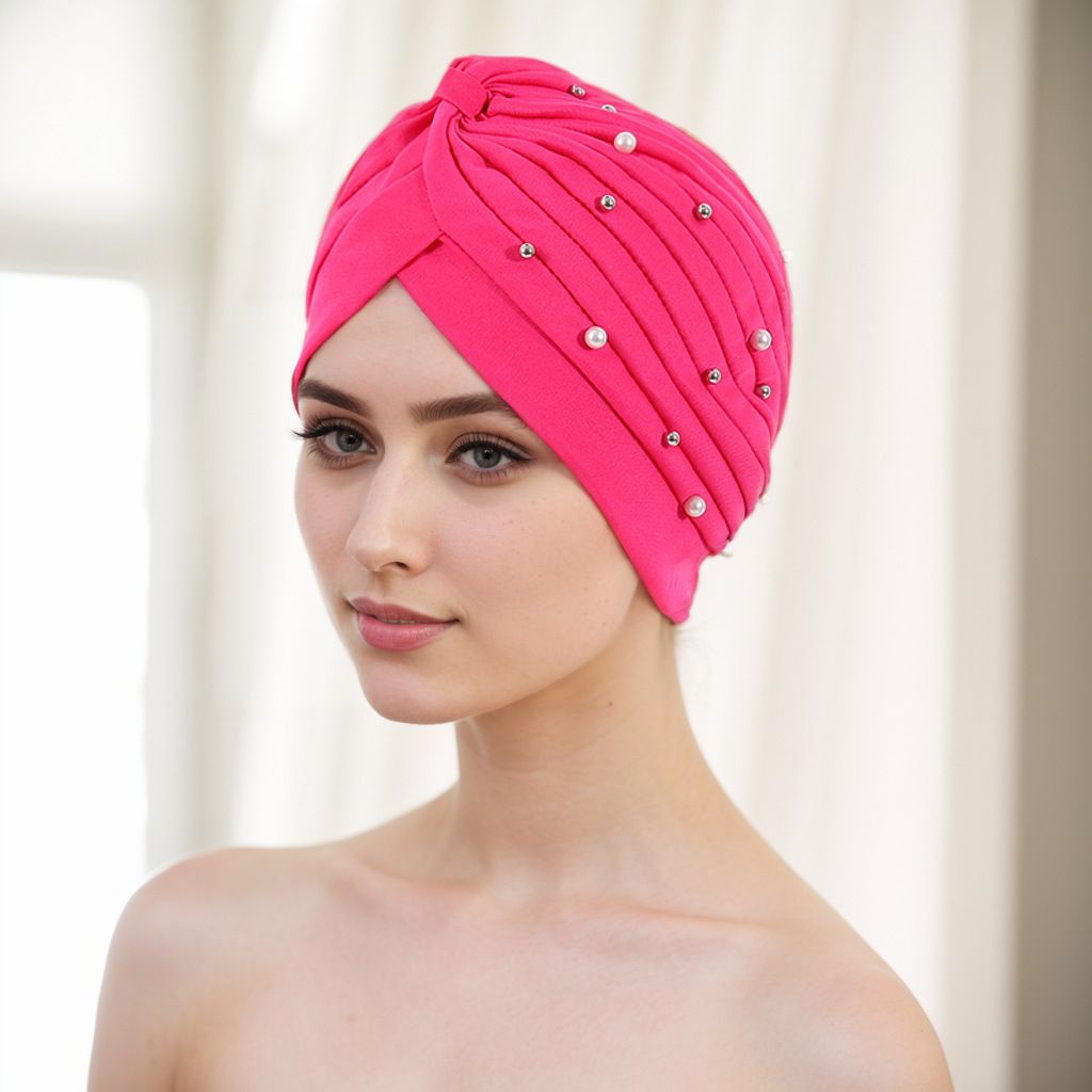 Muslim hat Turban cap fold nail bead fold simple watermelon cap manufacturers pin_viptrois.com