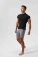 Men's Clothing Elastic Shark Skin Tight Three Quarter Pants Ice Silk High Weight Anti Transparent Tights Pocket Three Quarter Pants_viptrois.com