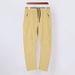 Unisex Ice Silk Summer Pants – High-Elasticity Quick-Dry Ankle-Length Trousers For Sports & Casual Wear, Breathable Straight-Loose Fit_viptrois.com