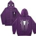 American Style Casual Hooded Long Zipper Men's Autumn And Winter New Youth Loose Casual Spider-Man Printed Sweatshirt_viptrois.com