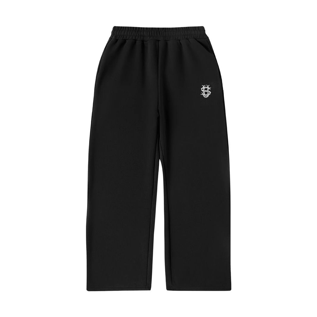 Unisex Streetwear Embroidered Joggers - Hip-Hop Cotton Blend Sweatpants With Urban Design (5 Colors, S-2XL)_viptrois.com