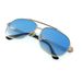 Punk Style Double Beam Large Metal Frame Sunglasses Ocean Lenses Indoor And Outdoor Sun Color Sunglasses Square Frame_viptrois.com