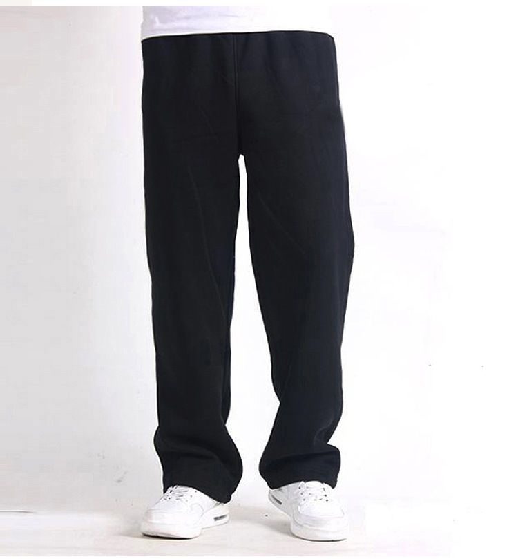 Men's Clothing Men's Straight Leg Sweatpants - Relaxed Fit Cotton Joggers (4 Colors, L-7XL)_viptrois.com