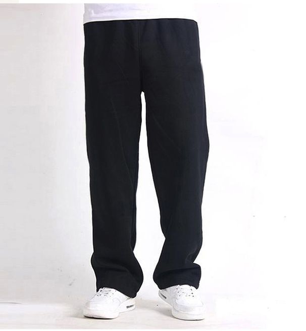 Men's Clothing Men's Straight Leg Sweatpants - Relaxed Fit Cotton Joggers (4 Colors, L-7XL)_viptrois.com