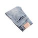 Ripped PU Jeans Casual Street Fashion Men's New Slim Fit Stretch Skinny Pants Men_viptrois.com
