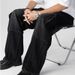 Men's Clothing new high street wide leg casual long trousers washed retro big pocket workwear jeans men autumn_viptrois.com