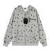 Full Print Cartoon Kitten Hooded Sweatshirt Jacket For Men Street Vibe Trendy Brand Design Sense Niche Loose Fit Sports_viptrois.com