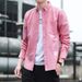 Men's Clothing Casual Long Sleeve Shirt - Breathable Polyester Slim Fit Button Down Shirt For Teens & Adults (White, Navy, Sky Blue, Gray, Red)_viptrois.com