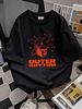 Outer Rhythm T-shirt DJ Club Techno Dance Music Old School House Record Label Stylish Homme Graphic Top For Everyday Wear Fashion Slightly_viptrois.com