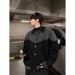 Loom 2025 Japanese Retro Color Block Patchwork Cardigan Jacket Men Women, New Loose Fit Versatile Knitted Sweater For Autumn_viptrois.com
