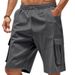 Men's Clothing Men's Summer Loose Fit Cargo Shorts With Multi Pockets Squat Sports Casual Five-Point Pants For Formal & Casual_viptrois.com