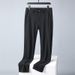 Men's Clothing Ice Silk Men's Suit Trousers In Summer, Thin Style, Business Casual, Straight And Versatile Middle Aged Men's Suit Trousers_viptrois.com
