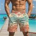 Men's Quick Drying Printed Beach Shorts Five Point Pants Summer Wear Cross Border European American Foreign Trade Style_viptrois.com